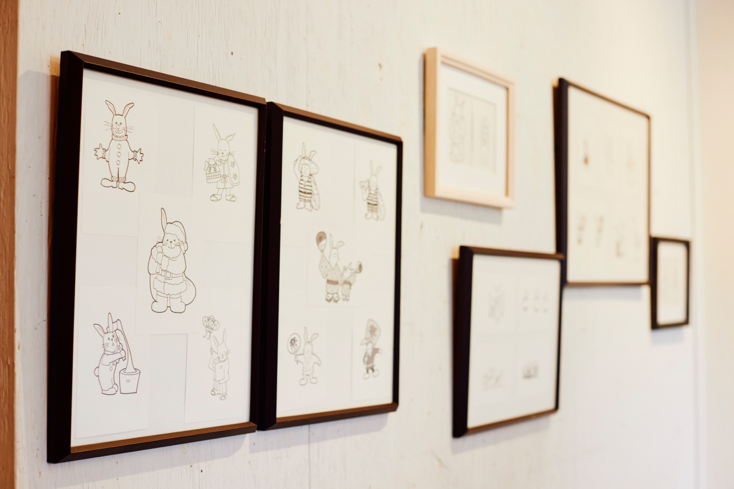 板橋宿不動通り商店街のマスコットキャラクター「ラッピー」のイラストの原画