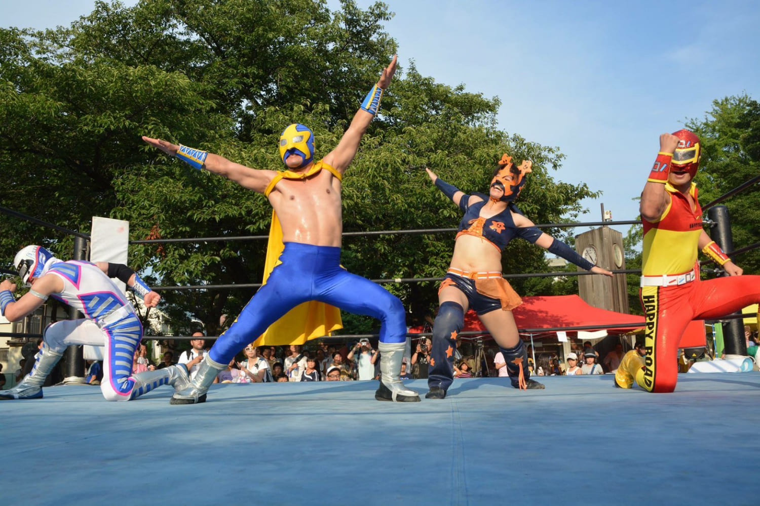 プロレスの試合の様子➁