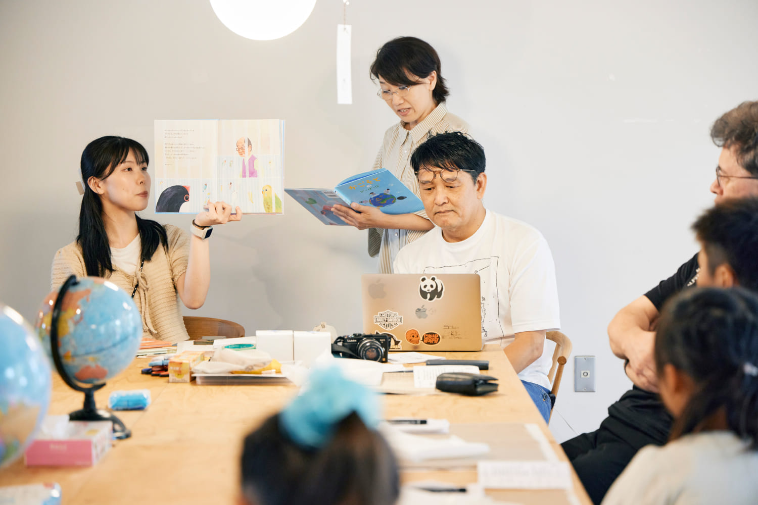 ワークショップ『絵本読み聞かせ』の様子